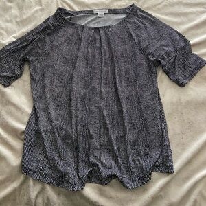 Liz Claiborne Black and White Blouse